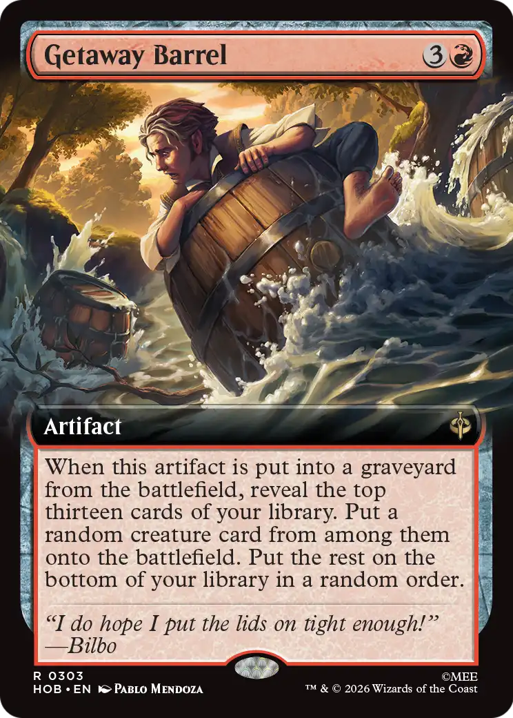 Getaway Barrel (Extended Art) [The Hobbit] | Tabernacle Games