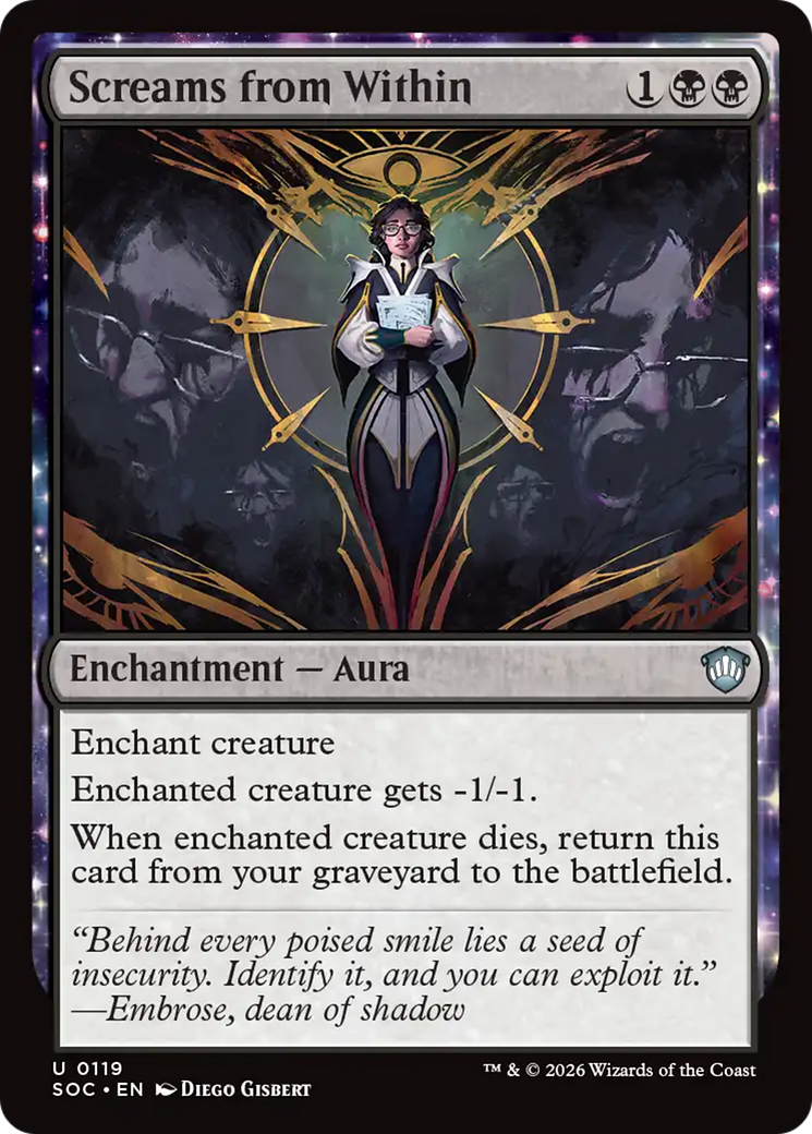 Screams from Within [Secrets of Strixhaven Commander] | Tabernacle Games