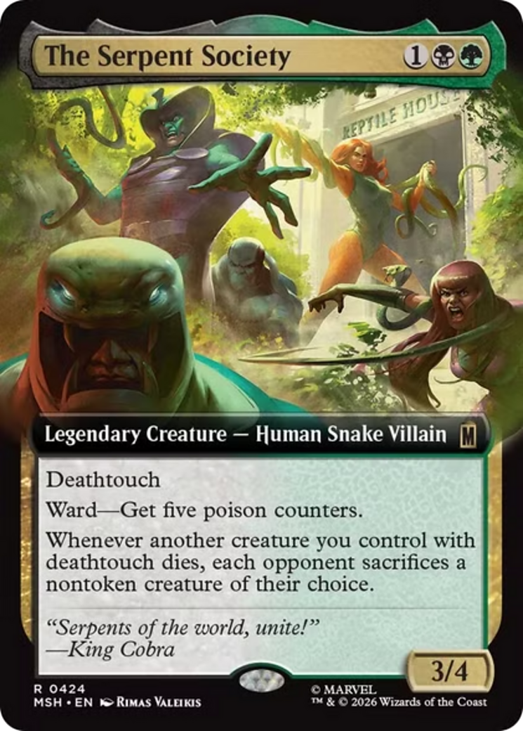 The Serpent Society (Extended Art) [Marvel Super Heroes] | Tabernacle Games