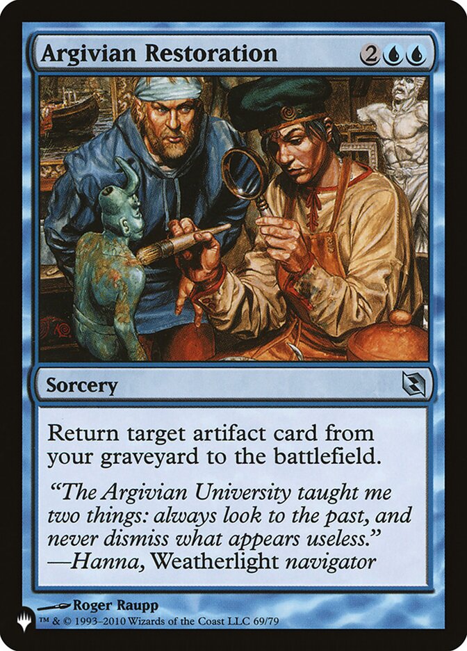 Argivian Restoration [The List] | Tabernacle Games