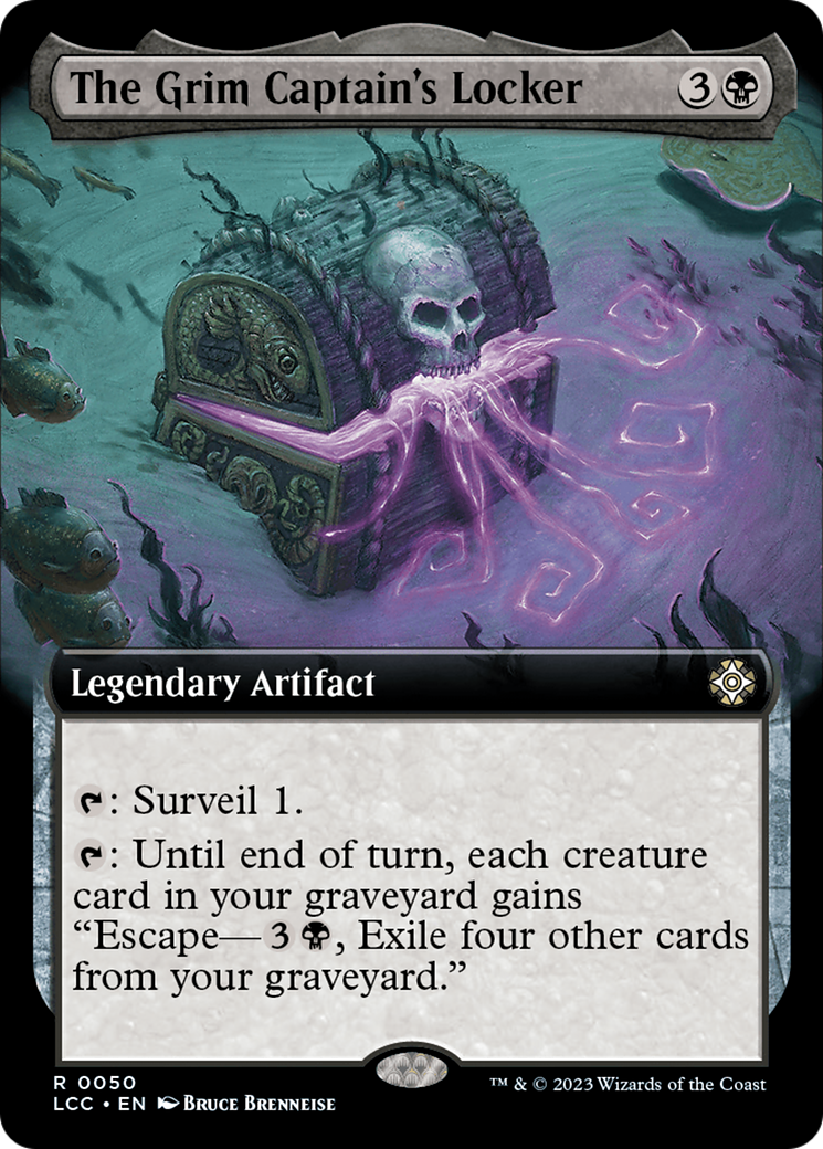 The Grim Captain's Locker (Extended Art) [The Lost Caverns of Ixalan Commander] | Tabernacle Games