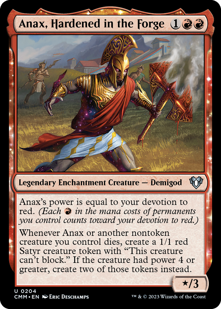 Anax, Hardened in the Forge [Commander Masters] | Tabernacle Games