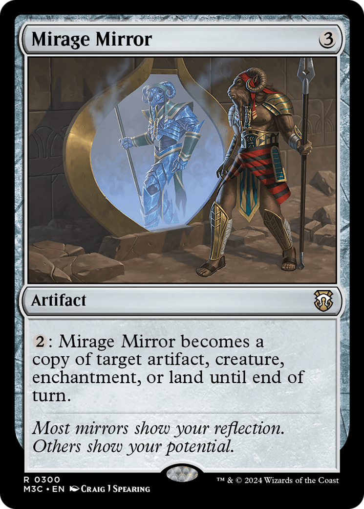 Mirage Mirror (Ripple Foil) [Modern Horizons 3 Commander] | Tabernacle Games