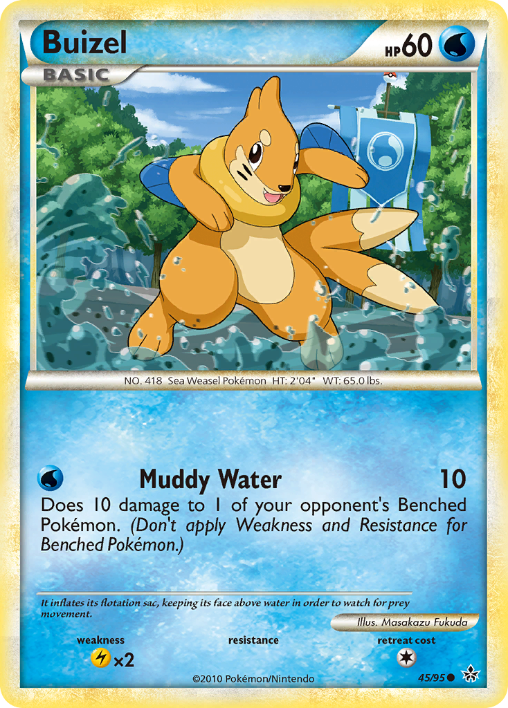 Buizel (45/95) [HeartGold & SoulSilver: Unleashed] | Tabernacle Games