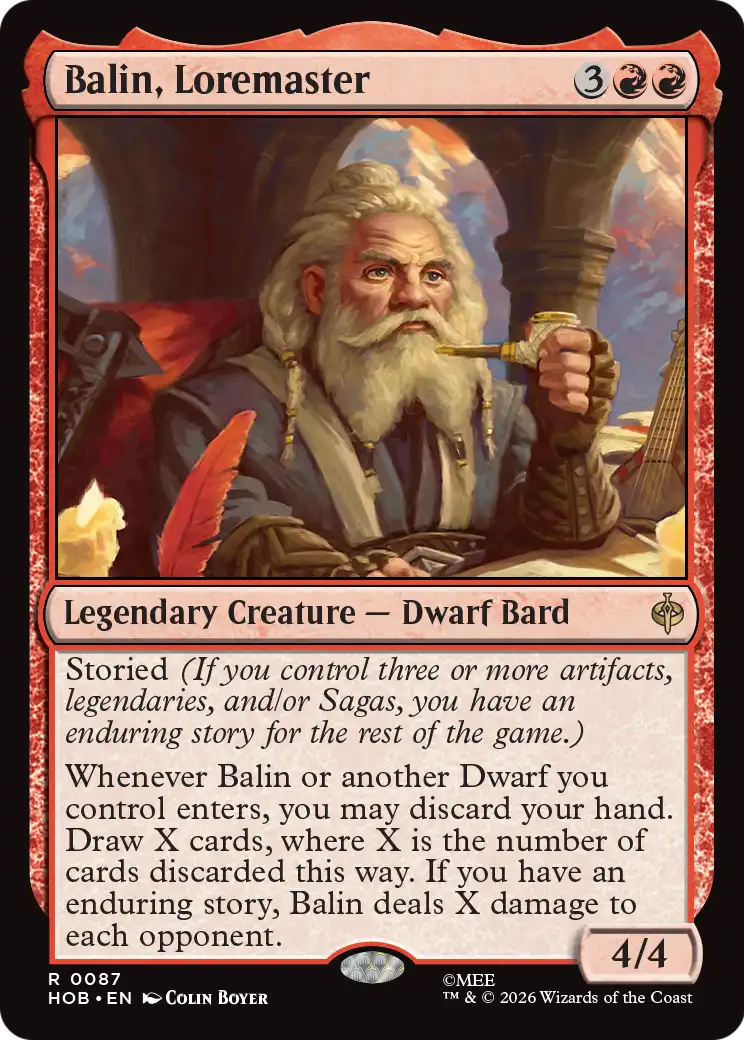 Balin, Loremaster [The Hobbit] | Tabernacle Games