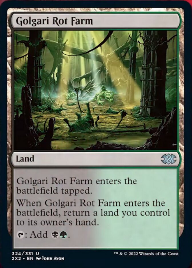 Golgari Rot Farm [Double Masters 2022] | Tabernacle Games