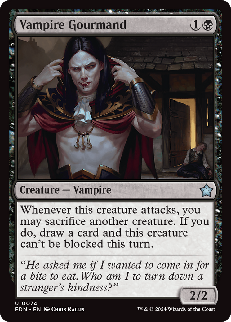 Vampire Gourmand [Foundations] | Tabernacle Games