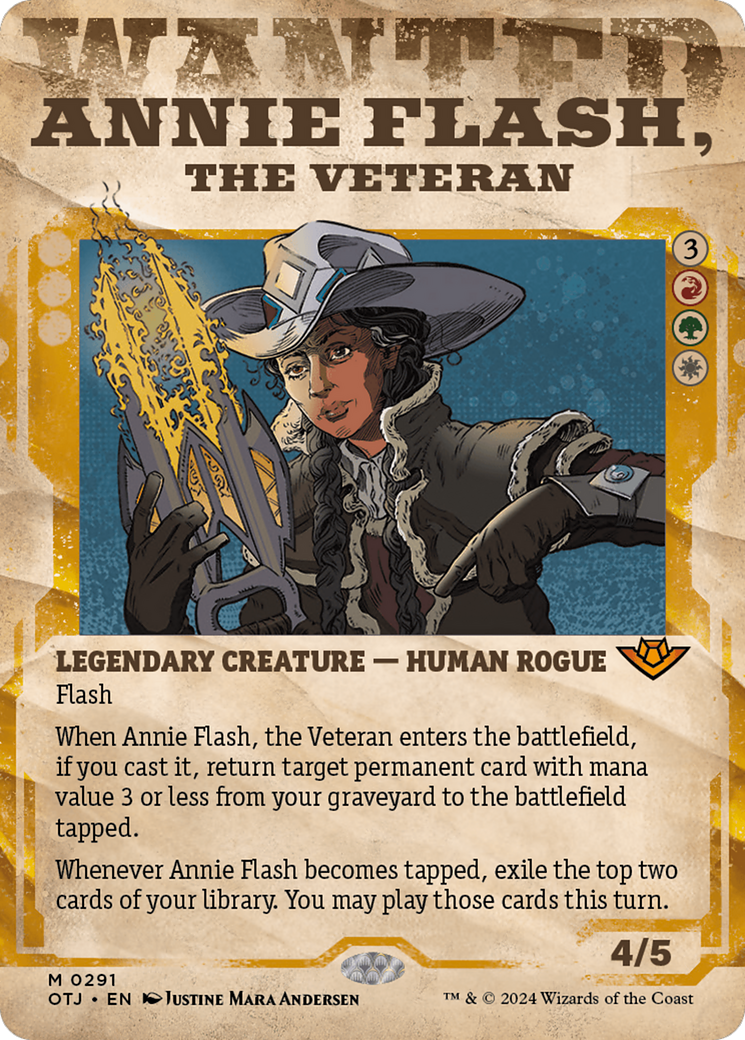 Annie Flash, the Veteran (Showcase) [Outlaws of Thunder Junction] | Tabernacle Games
