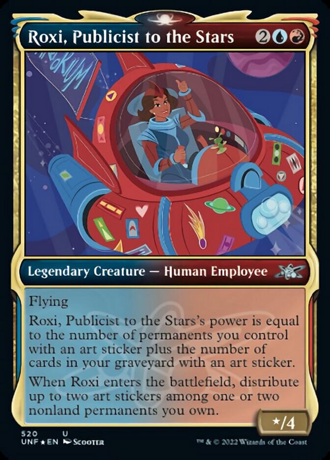 Roxi, Publicist to the Stars (Showcase) (Galaxy Foil) [Unfinity] | Tabernacle Games