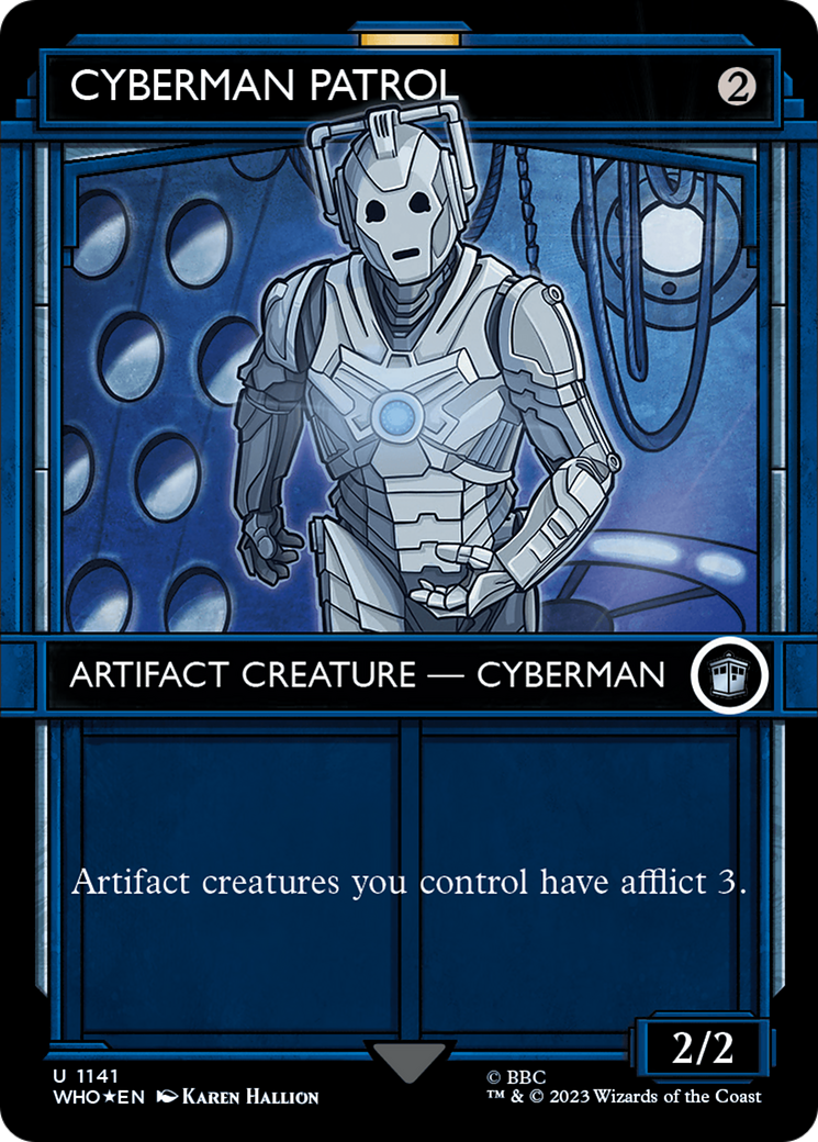 Cyberman Patrol (Showcase) (Surge Foil) [Doctor Who] | Tabernacle Games