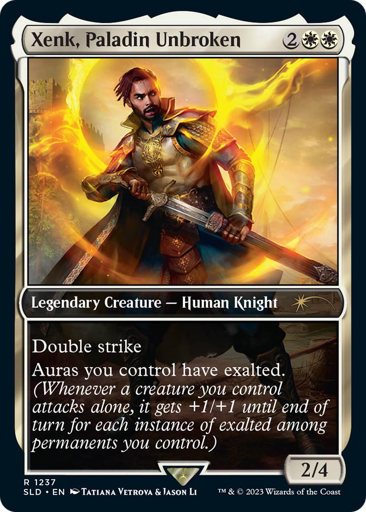 Xenk, Paladin Unbroken [Secret Lair Drop Series] | Tabernacle Games