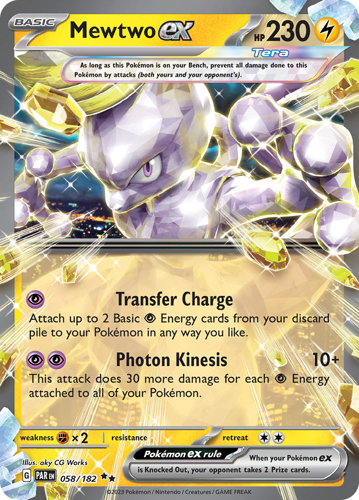 Mewtwo ex (058/182) [Scarlet & Violet: Paradox Rift] | Tabernacle Games