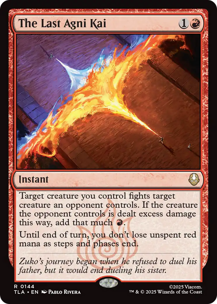 The Last Agni Kai [Avatar: The Last Airbender] | Tabernacle Games