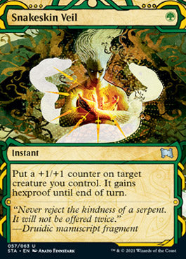 Snakeskin Veil (Foil Etched) [Strixhaven: Mystical Archive] | Tabernacle Games