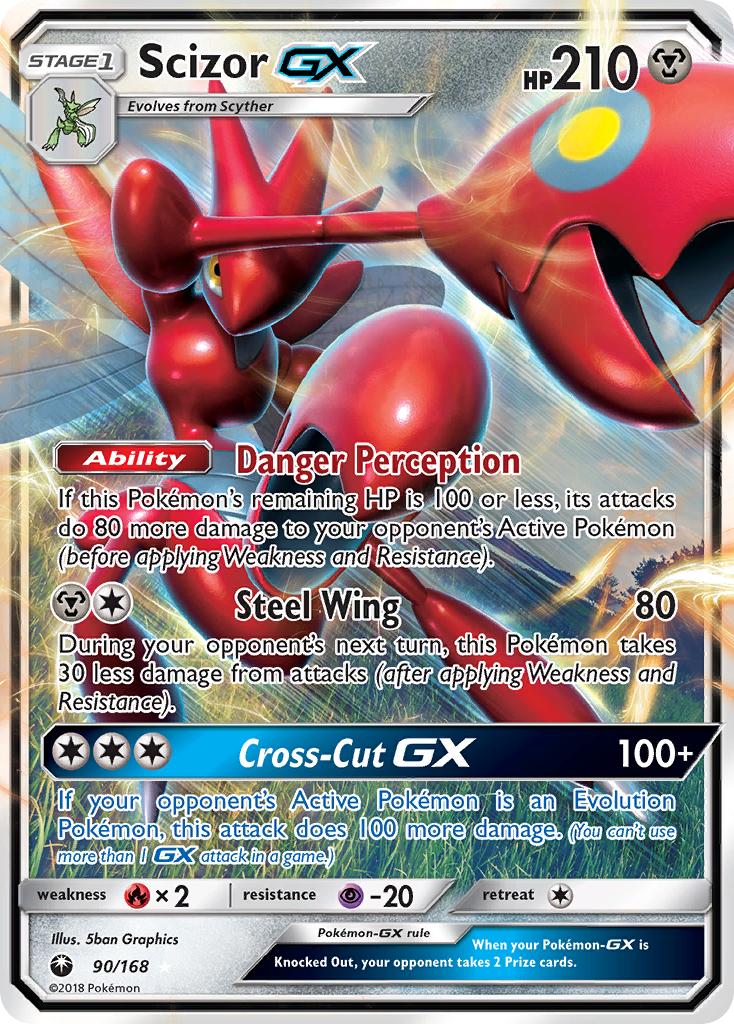 Scizor GX (90/168) [Sun & Moon: Celestial Storm] | Tabernacle Games