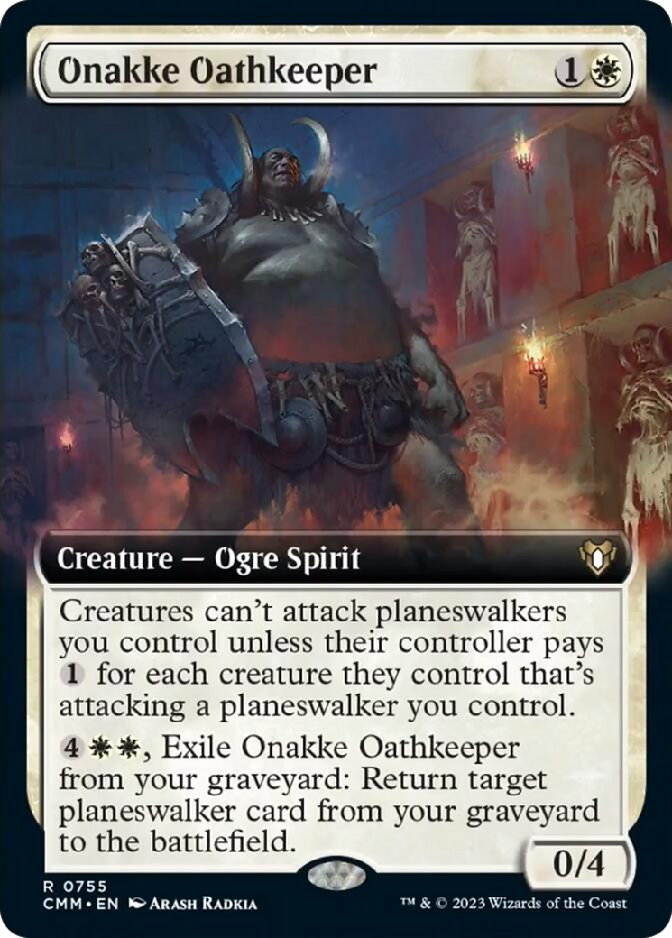 Onakke Oathkeeper (Extended Art) [Commander Masters] | Tabernacle Games