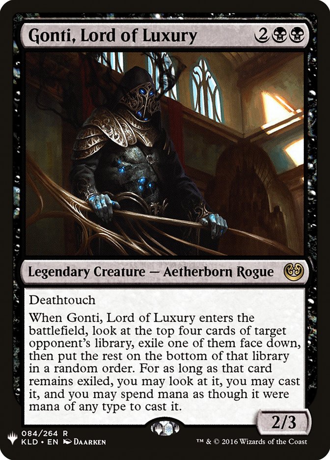 Gonti, Lord of Luxury [Mystery Booster] | Tabernacle Games