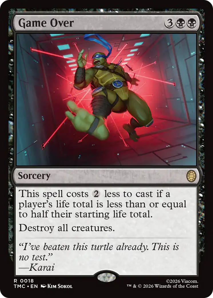 Game Over [Teenage Mutant Ninja Turtles Commander] | Tabernacle Games