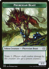 Phyrexian Beast Token [Phyrexia: All Will Be One Tokens] | Tabernacle Games