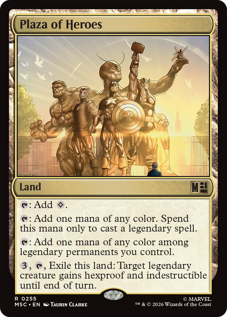 Plaza of Heroes [Marvel Super Heroes Commander] | Tabernacle Games