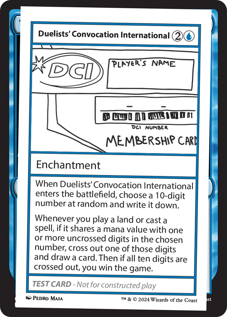 Duelists' Convocation International [Mystery Booster 2 Playtest Cards] | Tabernacle Games