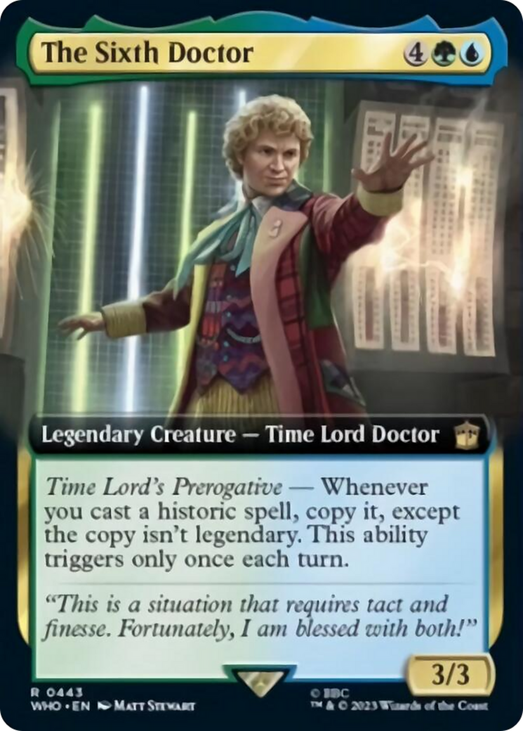 The Sixth Doctor (Extended Art) [Doctor Who] | Tabernacle Games