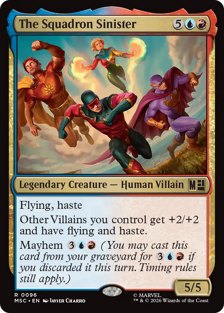 The Squadron Sinister (Surge Foil) [Marvel Super Heroes Commander] | Tabernacle Games