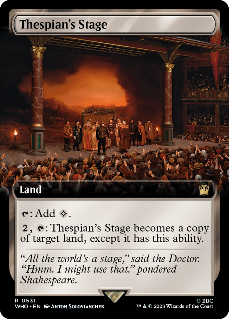Thespian's Stage (Extended Art) [Doctor Who] | Tabernacle Games