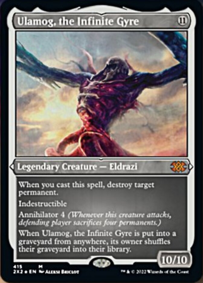 Ulamog, the Infinite Gyre (Foil Etched) [Double Masters 2022] | Tabernacle Games