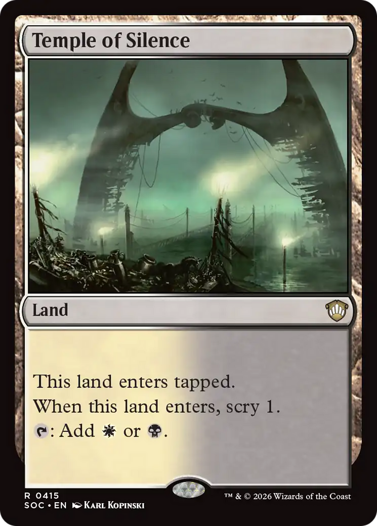 Temple of Silence [Secrets of Strixhaven Commander] | Tabernacle Games