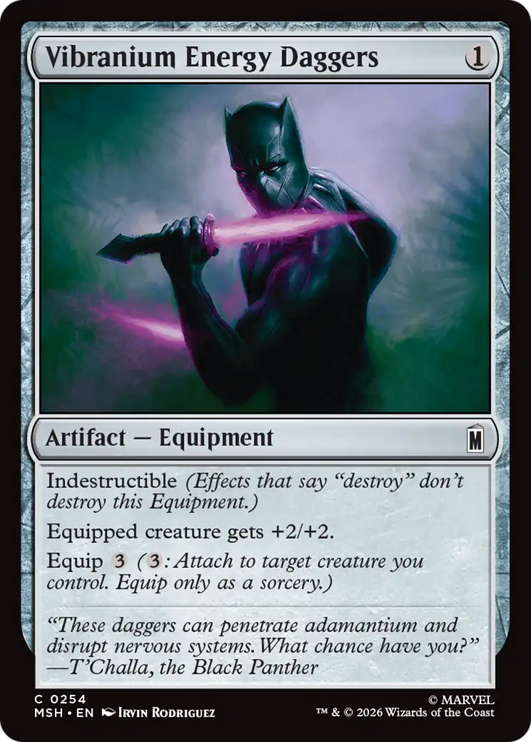 Vibranium Energy Daggers [Marvel Super Heroes] | Tabernacle Games