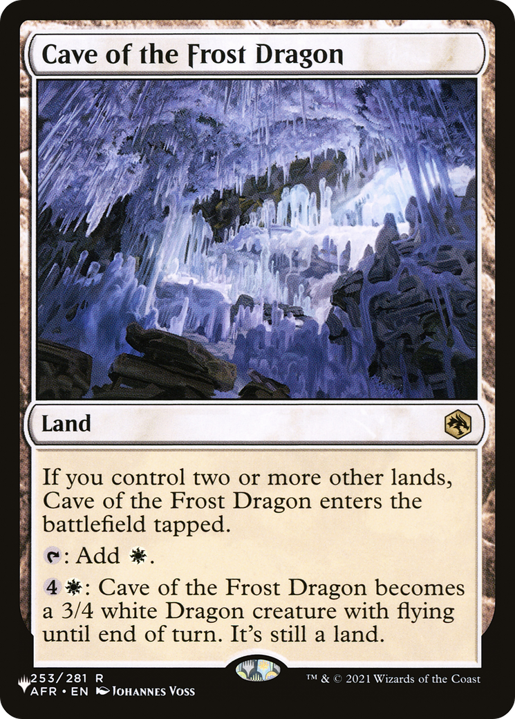 Cave of the Frost Dragon [The List] | Tabernacle Games
