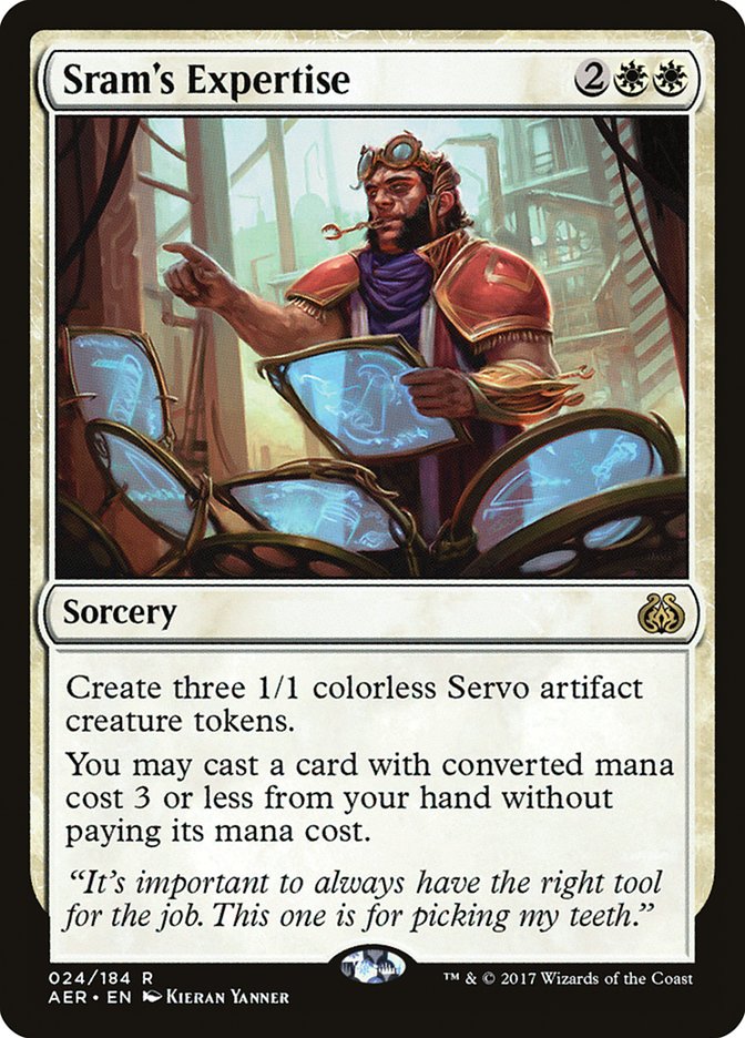 Sram's Expertise [Aether Revolt] | Tabernacle Games