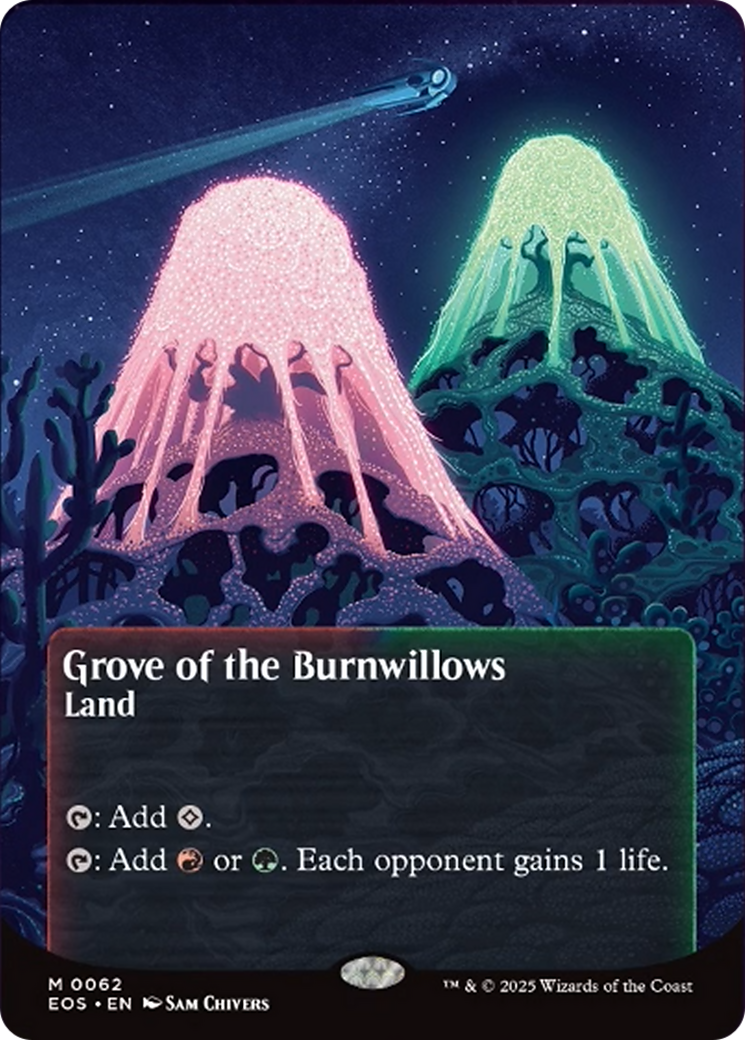 Grove of the Burnwillows (0062) (Borderless) [Edge of Eternities: Stellar Sights] | Tabernacle Games