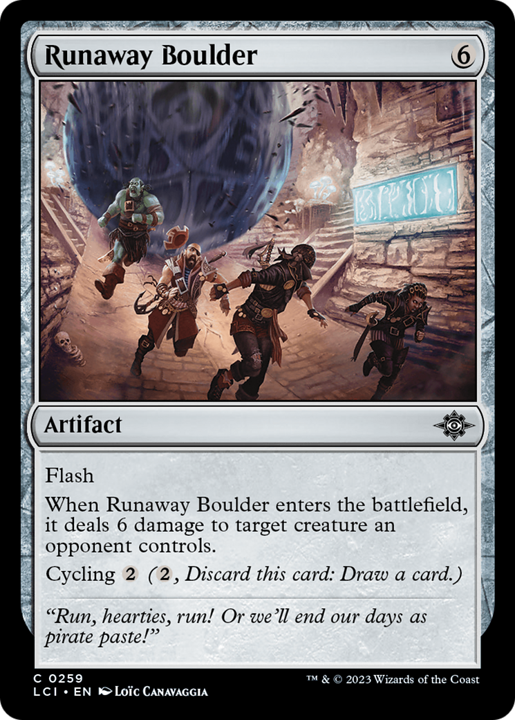 Runaway Boulder [The Lost Caverns of Ixalan] | Tabernacle Games