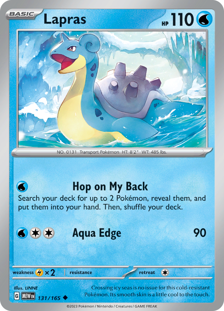 Lapras (131/165) [Scarlet & Violet: 151] | Tabernacle Games