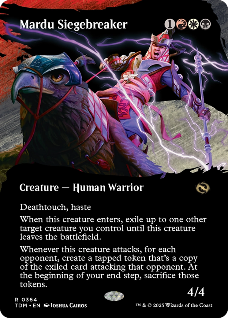 Mardu Siegebreaker (Borderless) [Tarkir: Dragonstorm] | Tabernacle Games