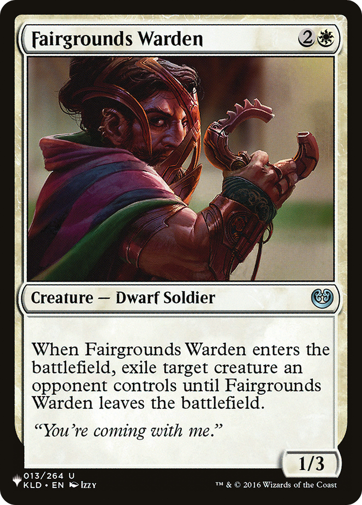 Fairgrounds Warden [The List Reprints] | Tabernacle Games