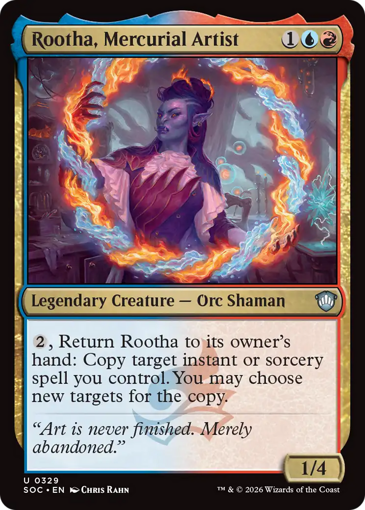 Rootha, Mercurial Artist [Secrets of Strixhaven Commander] | Tabernacle Games