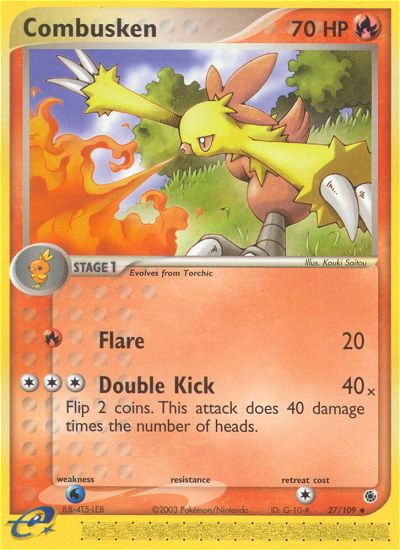 Combusken (27/109) [EX: Ruby & Sapphire] | Tabernacle Games