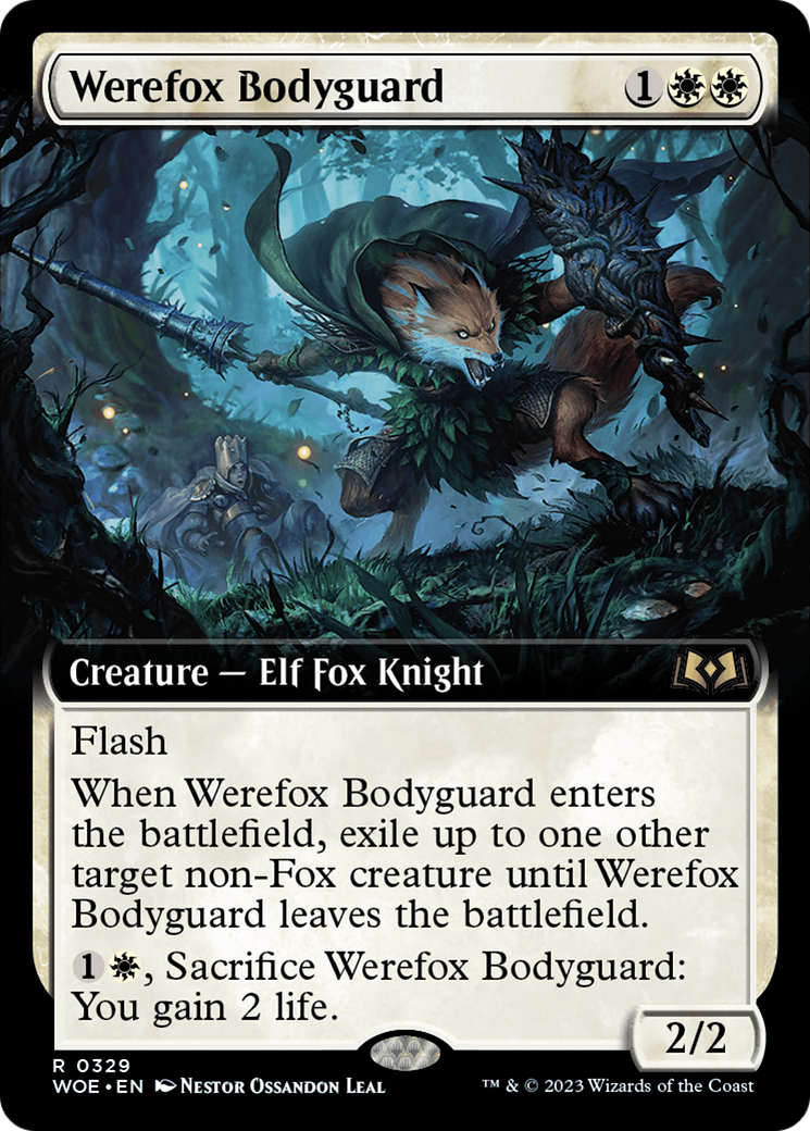 Werefox Bodyguard (Extended Art) [Wilds of Eldraine] | Tabernacle Games