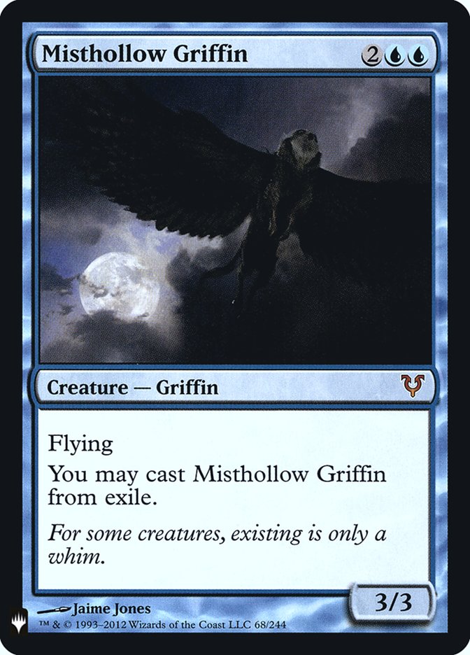 Misthollow Griffin [Mystery Booster] | Tabernacle Games