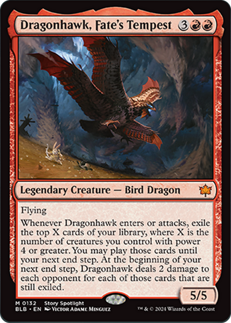 Dragonhawk, Fate's Tempest [Bloomburrow] | Tabernacle Games