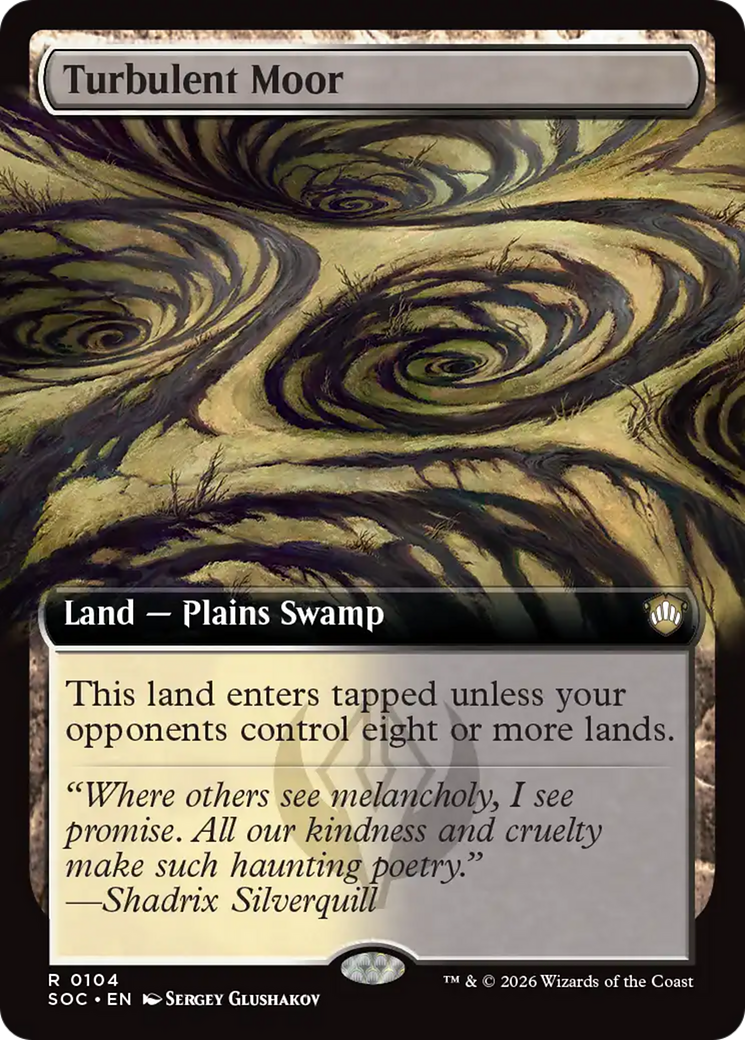 Turbulent Moor (Extended Art) [Secrets of Strixhaven Commander] | Tabernacle Games