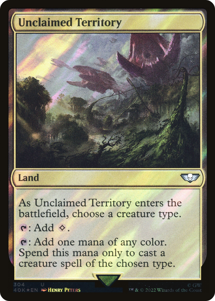 Unclaimed Territory (Surge Foil) [Marvel Super Heroes Commander] | Tabernacle Games