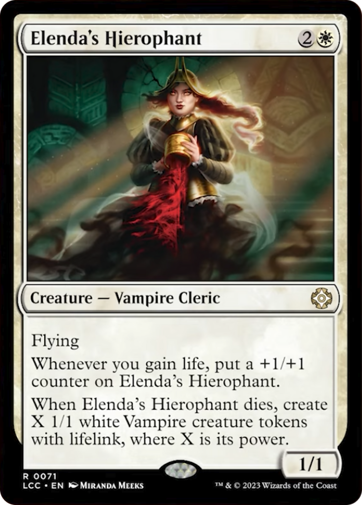 Elenda's Hierophant [The Lost Caverns of Ixalan Commander] | Tabernacle Games