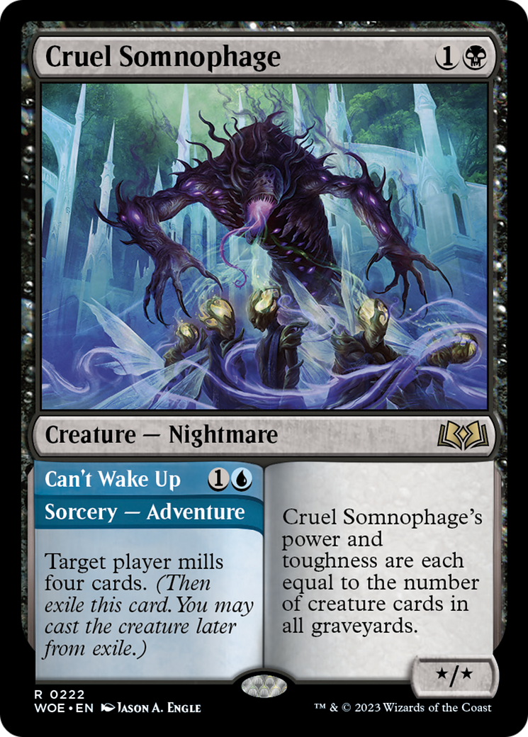 Cruel Somnophage // Can't Wake Up [Wilds of Eldraine] | Tabernacle Games