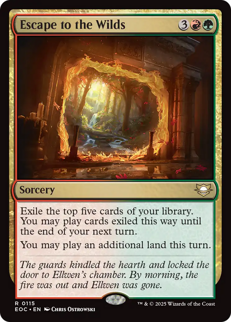 Escape to the Wilds [Edge of Eternities Commander] | Tabernacle Games