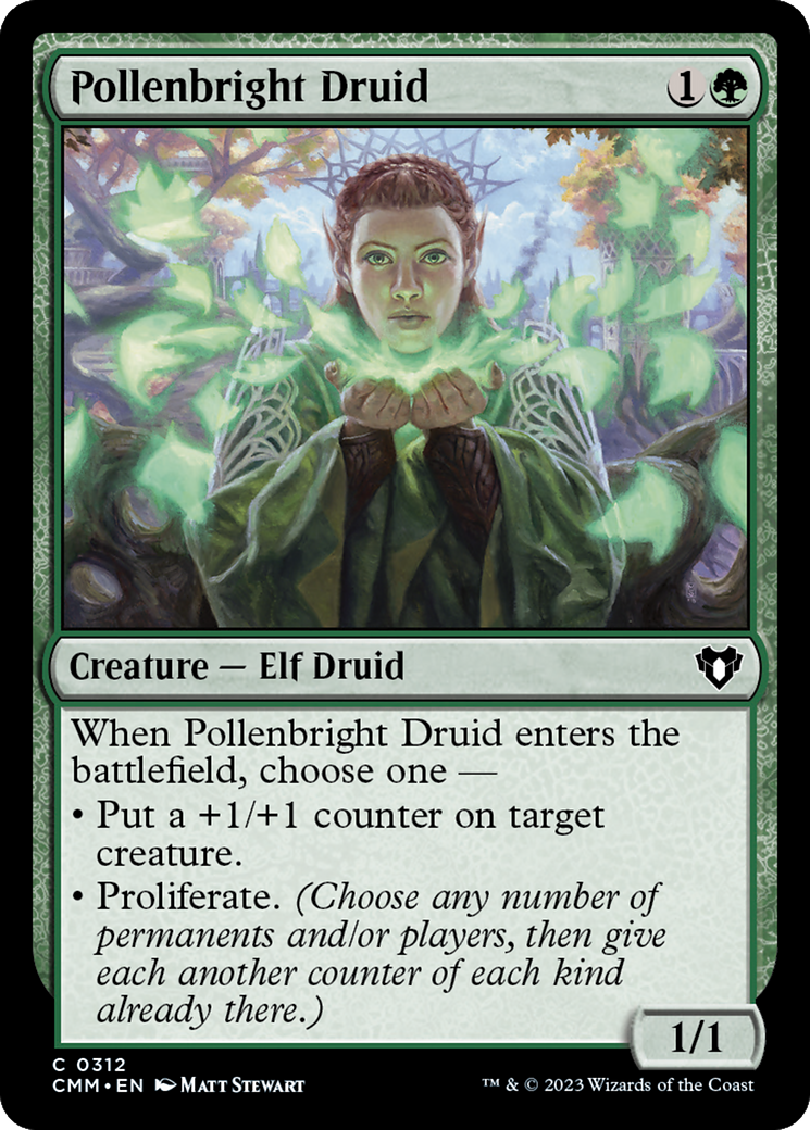 Pollenbright Druid [Commander Masters] | Tabernacle Games