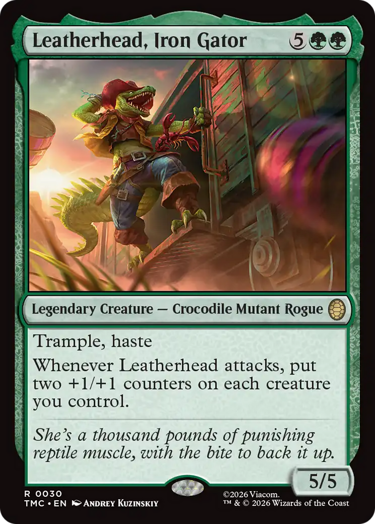 Leatherhead, Iron Gator [Teenage Mutant Ninja Turtles Commander] | Tabernacle Games